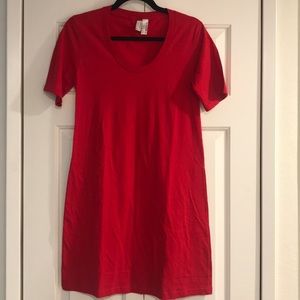 NWOT American Apparel fine jersey T-shirt dress